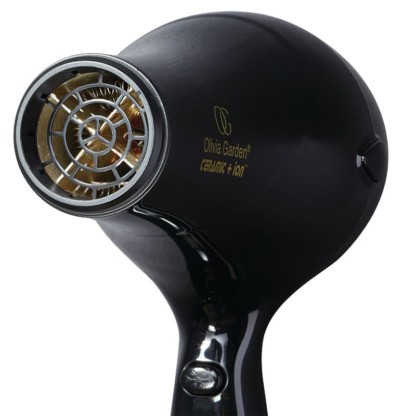 Front view of the 2000W Olivia Garden Ceramic and Ion Professional Hair Dryer