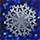 Blue Snowflake