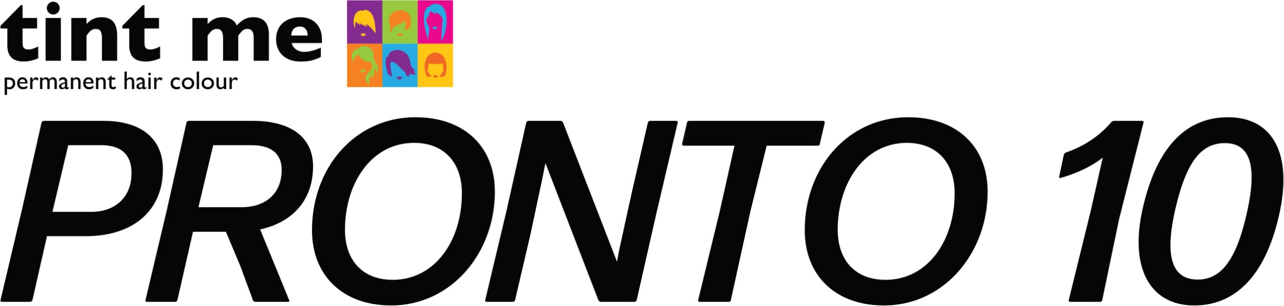 tint me PRONTO 10 permanent hair colour logo